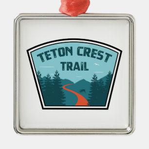 Teton Crest Trail Metal Ornament