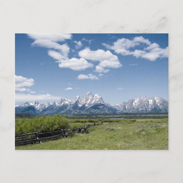 Teton Fence Postcard (Front)
