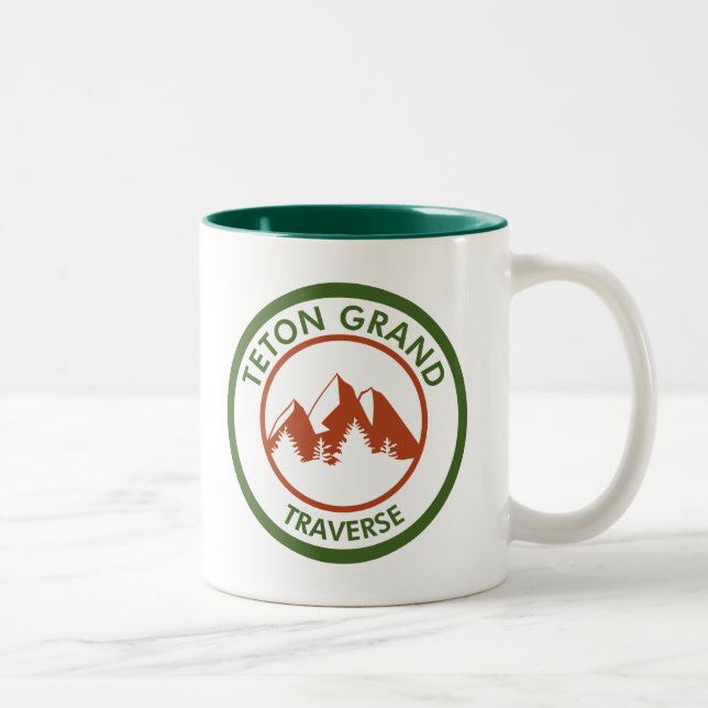 Teton Grand Traverse Two-Tone Coffee Mug (Right)