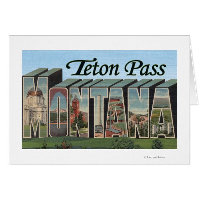 Teton Pass, Montana (Devant horizontal)