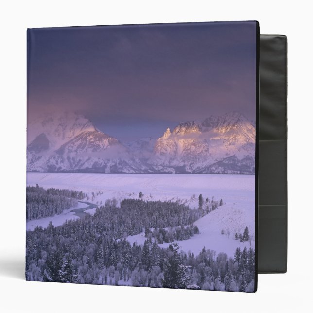 Teton Range from Snake River Overlook, Grand Binder (Front/Inside)
