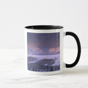 Teton Range from Snake River Overlook, Grand Mug