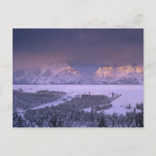 Teton Range from Snake River Overlook, Grand Postcard