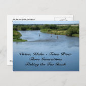 Teton River, Idaho Postcard (Front/Back)