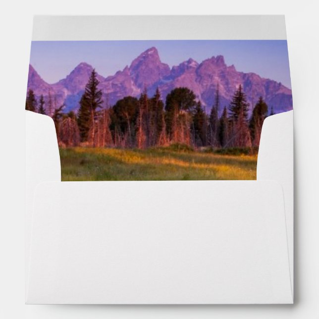 Teton Sunrise Envelope (Back (Bottom))