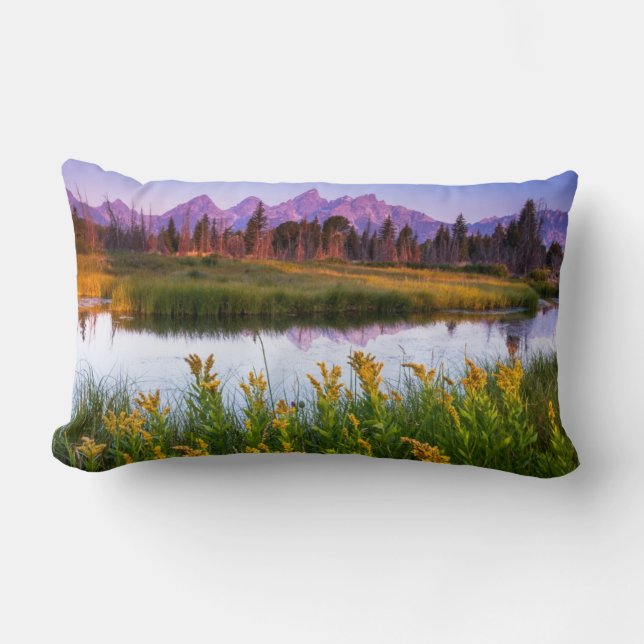 Teton Sunrise Lumbar Pillow (Front)