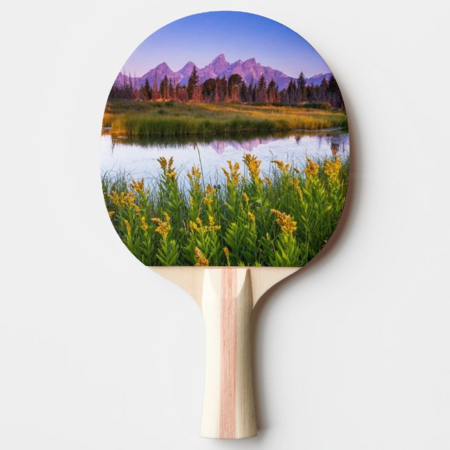 Teton Sunrise Ping Pong Paddle (Front)