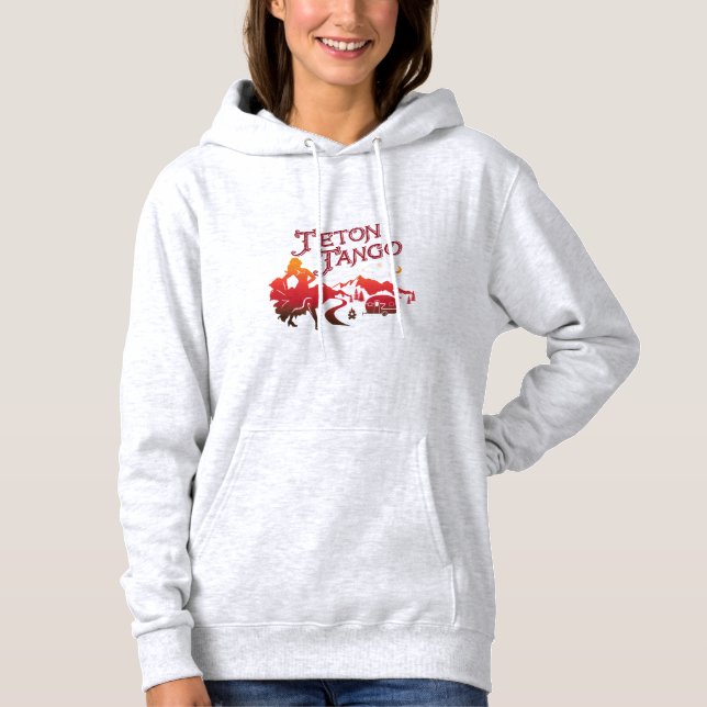 Teton Tango Hoodie in Ash (Front)