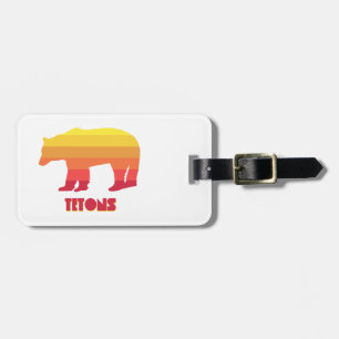 Tetons Bear Luggage Tag