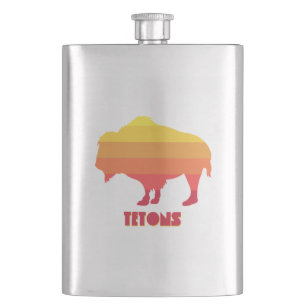 Tetons Bison Hip Flask