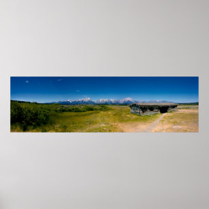 Tetons Panorama Poster