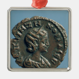 Tetrachm  of Zenobia, Queen of Palmyra Metal Ornament