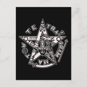 Tetragrammaton (The Unspeakable Name) Postcard