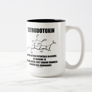 Tetrodotoxin Blocks Action Potentials In Nerves Two-Tone Coffee Mug