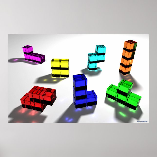 Tetrominoes Poster (Front)