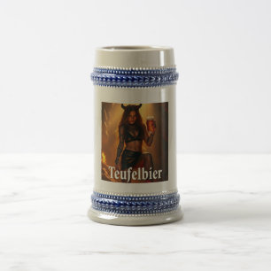 Teufelbier: straight from hell beer stein