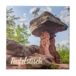 Teufelstisch Hinterweidenthal Pfalz Germany gift Tile