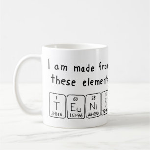 Teunis periodic table name mug