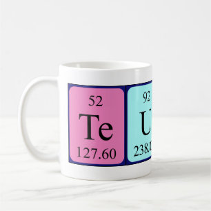 Teunis periodic table name mug