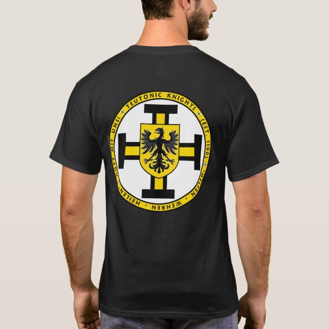 Teutonic Knight Coat of Arms Seal Shirt V5 (Back)