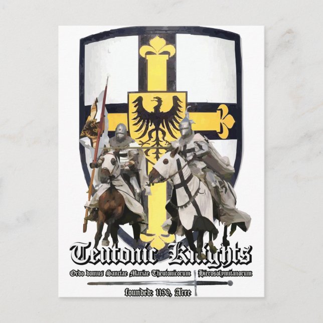 Teutonic knights postcard (Front)