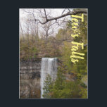 Tews Falls Hamilton Ontario Canada Postcard<br><div class="desc">Tew's Falls Dundas Hamilton Ontario Canada Postcard</div>