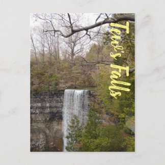 Tews Falls Hamilton Ontario Canada Postcard