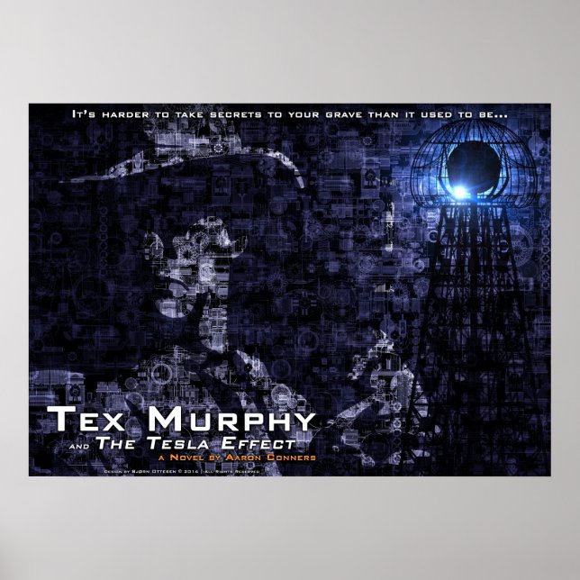 Tex Murphy and The Tesla Effect Poster [28"x20"] (Front)