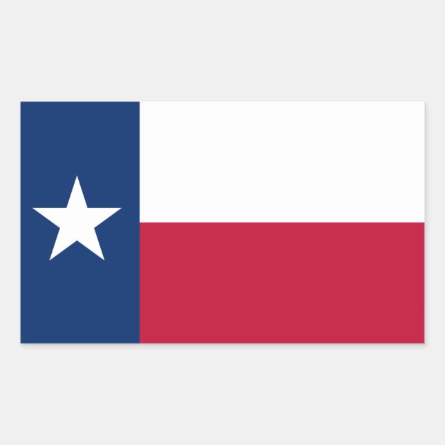 Texan Flag, Flag of Texas Sticker (Front)