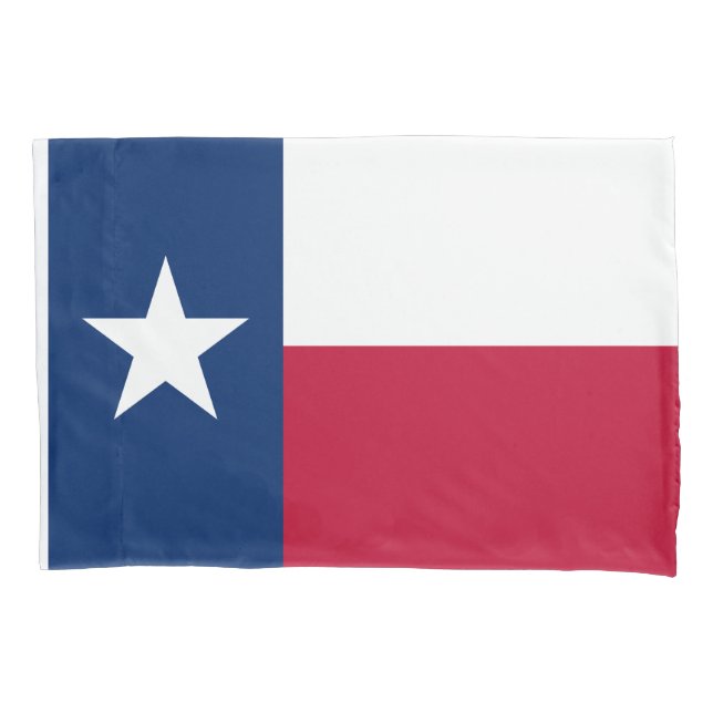 Texan flag pillowcase sleeve for Texas (Front)