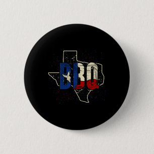 Texan Flag Proud American Gift Bbq Texas  2 Inch Round Button