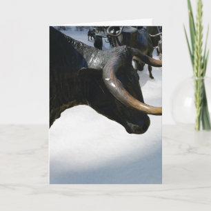 Texan Holiday Card--Texas Longhorns (Customizable)