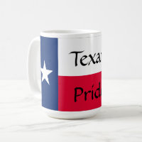 Texan Pride, Texas Flag with Bluebonnets, Mug