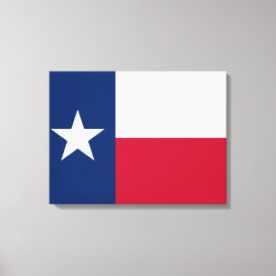 Texan State Flag (Texas) Canvas Print