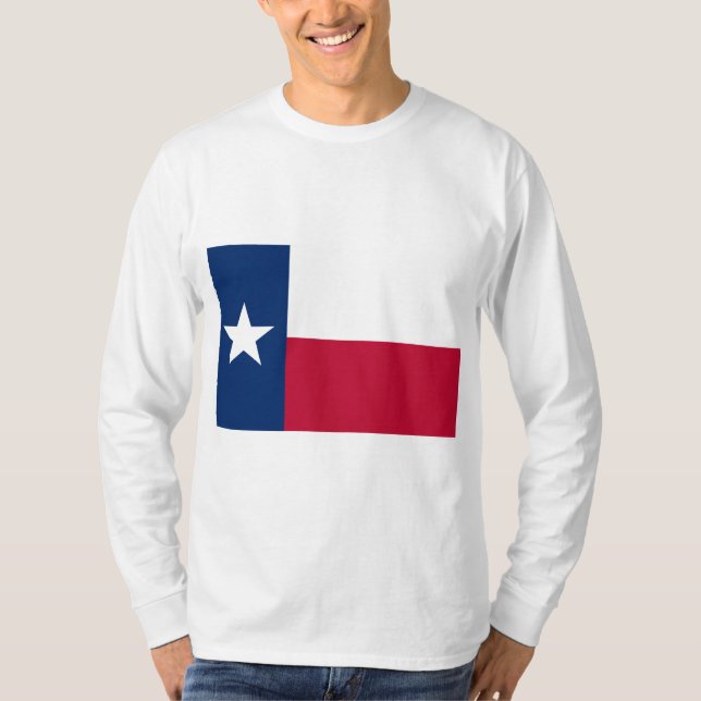 Texan State Flag (Texas) T-Shirt (Front)