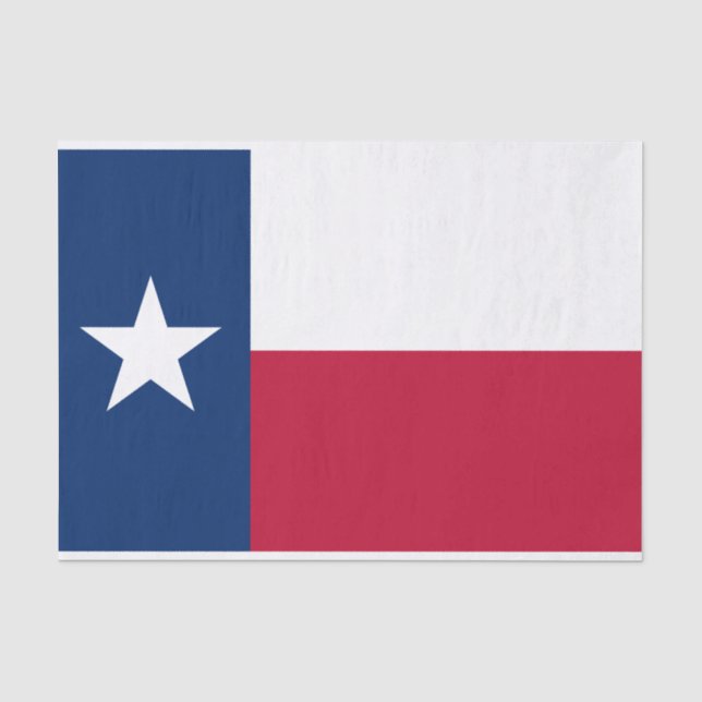 Texan State Flag (Texas) Tissue Paper (Front)