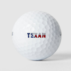 Texan Waving Flag Golf Balls