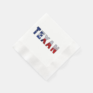 Texan Waving Flag Napkin