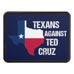 Texans Against Ted Cruz Trailer Hitch Cover