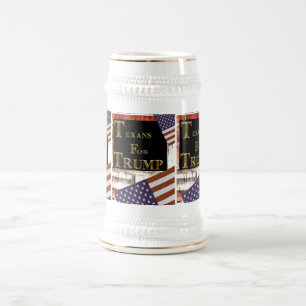 TEXANS FOR TRUMP BEER STEIN