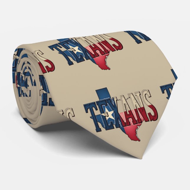 Texans Sports Team Neck Tie (Rolled)