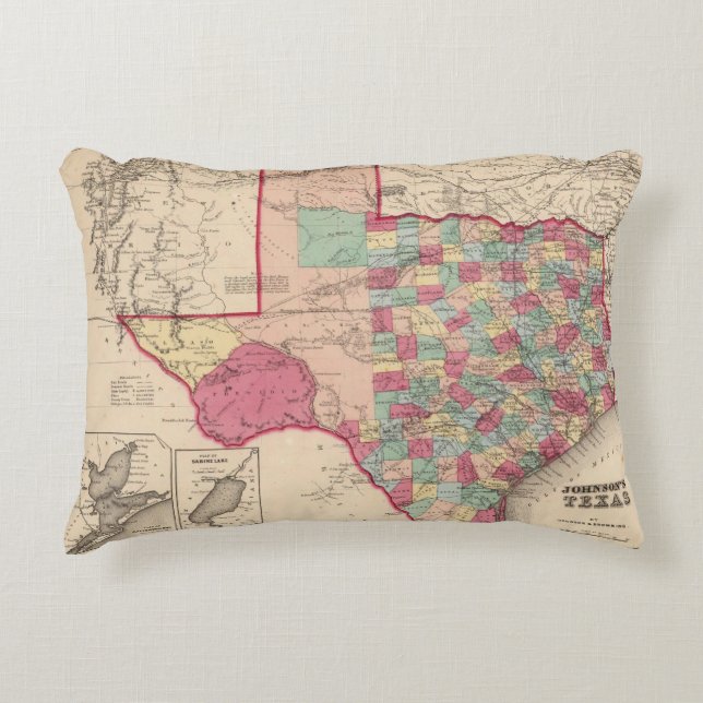Texas 10 accent pillow (Front)
