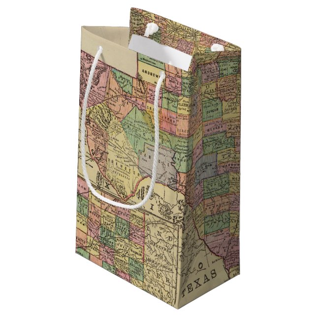 Texas 13 small gift bag (Back Angled)