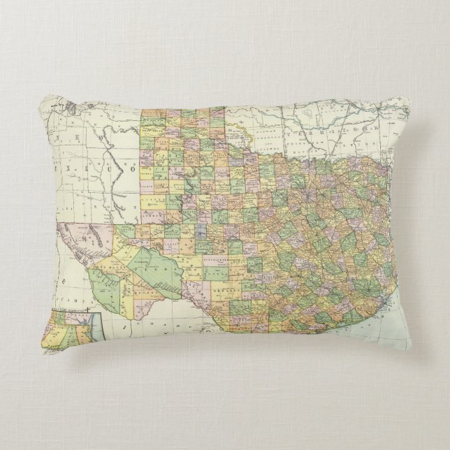 Texas 15 decorative pillow (Front)