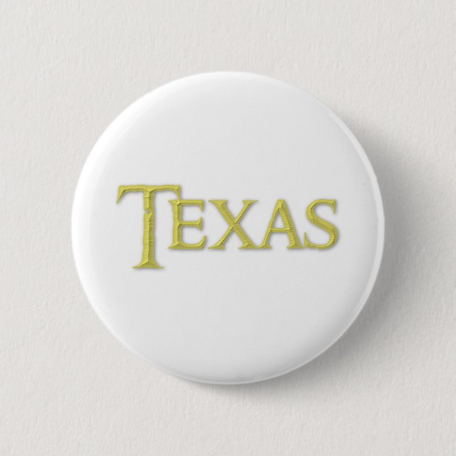 Texas 2 Inch Round Button (Front)