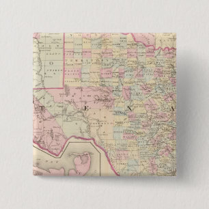 Texas 2 Inch Square Button