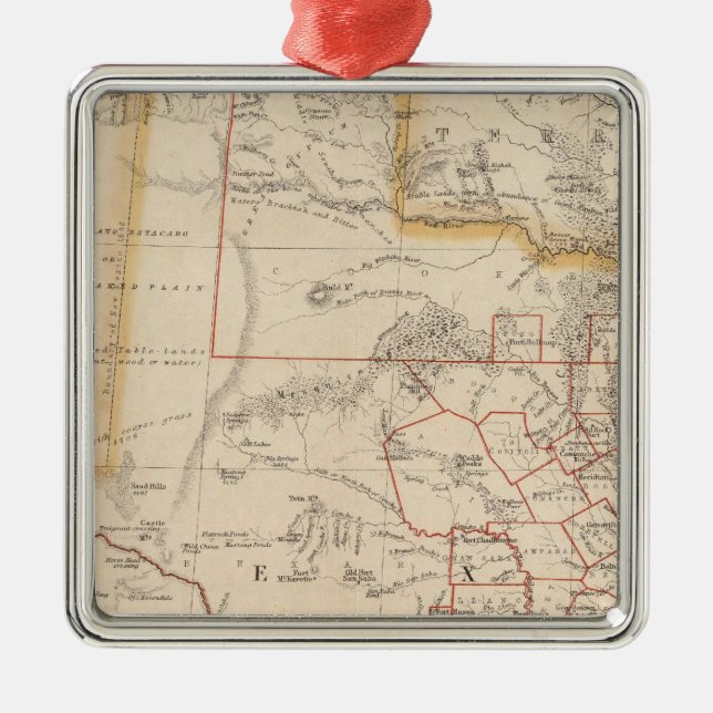 Texas 4 metal ornament (Front)