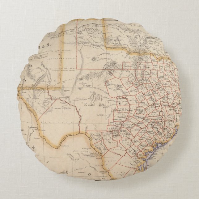 Texas 4 round pillow (Front)