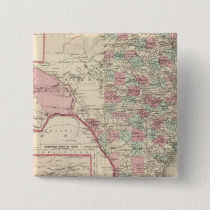 Texas 5 2 inch square button