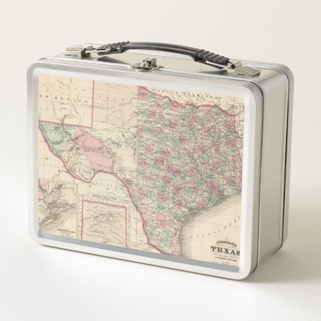 Texas 5 metal lunch box (Front)